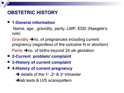 gravida parity numbers|Obstetric and Gynecologic History .